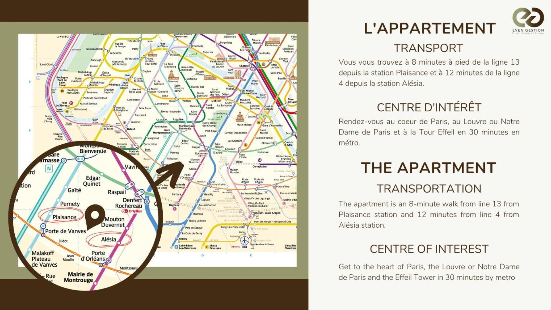 Apartment 1 Bedroom # Paris 14 # Alesia Kültér fotó